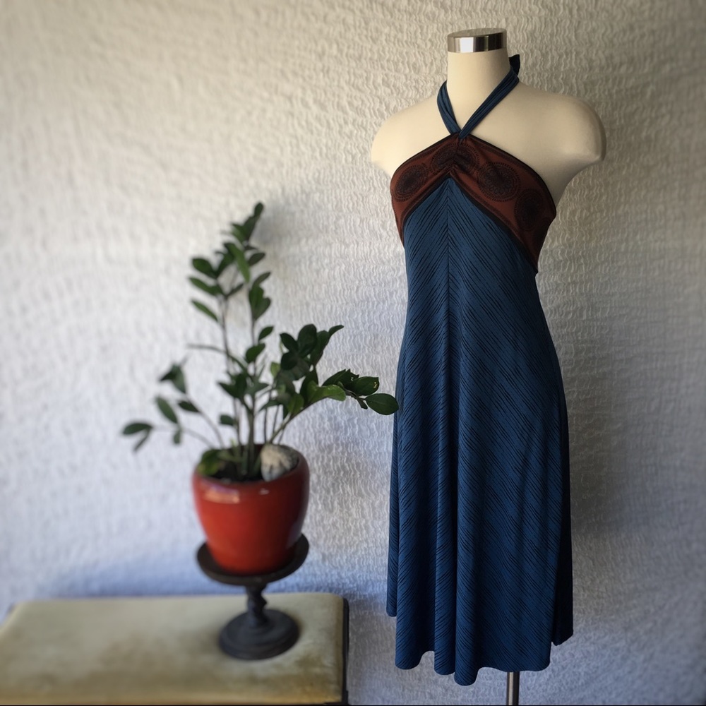 BCBGMaxAzria Halter Dress